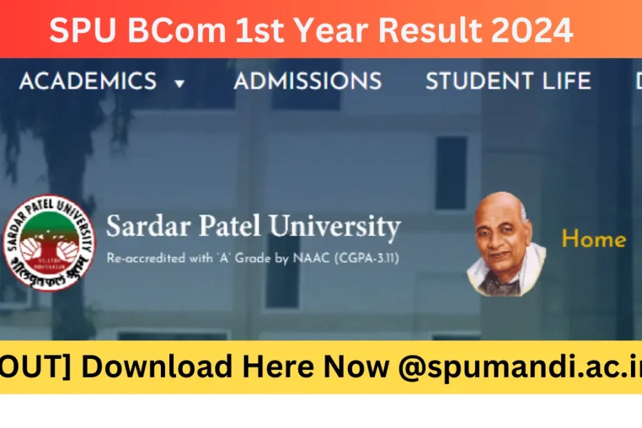 SPU BCom 1st Year Result 2024