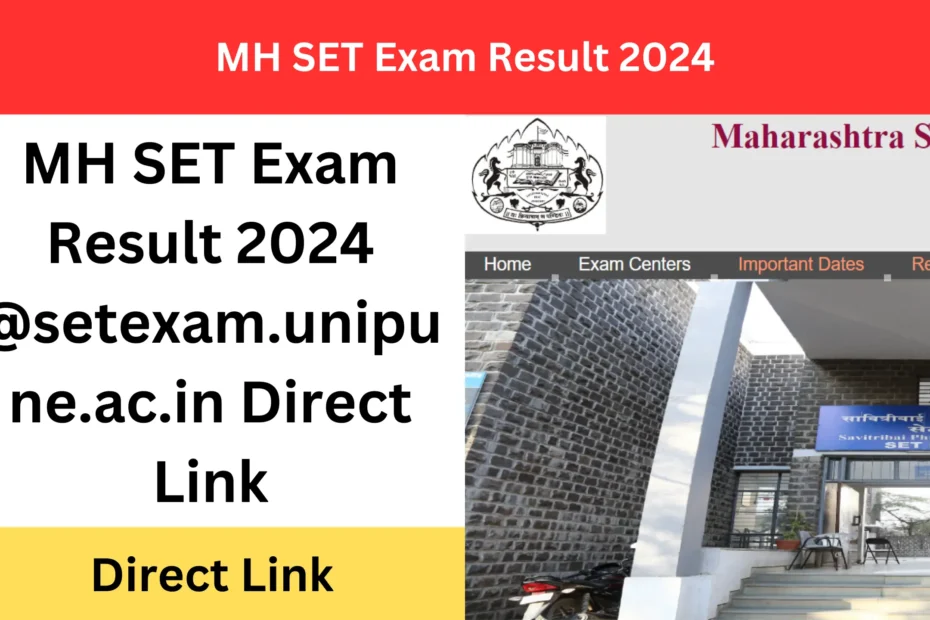 MH SET Exam Result 2024