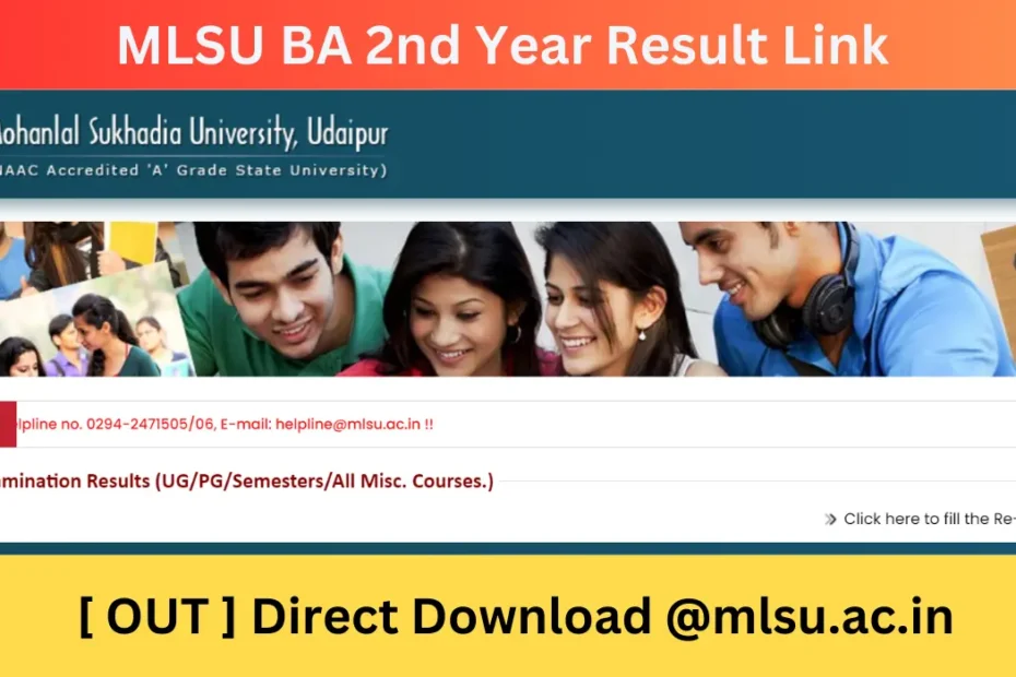 MLSU BA 2nd Year Result Link