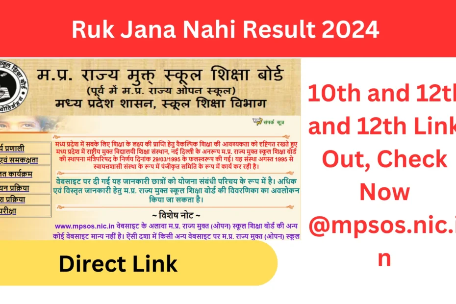 Ruk Jana Nahi Result 2024